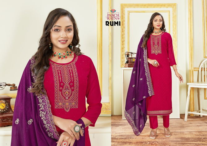 Rumi By Panch Ratna Georgette Designer Salwar Suits Wholesale Price In Surat